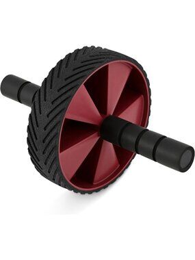 Professional Black/Red Ab Roller Wheel Abdominal Core Workout Equipment